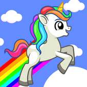 Princess Pony Unicorn - Flappy Horse Cute Game