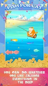 Fish for cat - Catch more fish with your cat Screen Shot 0