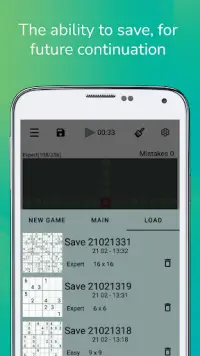 Sudoku - 4x4 6x6 9x9 16x16 Screen Shot 5