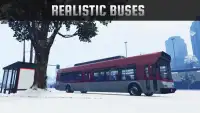 Offroad coach snow 3d sim 2017 Screen Shot 3