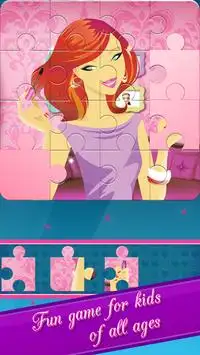 Beleza Puzzles Jogos Meninas Screen Shot 3