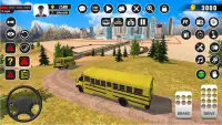 Offroad School Bus Driver Game Screen Shot 3