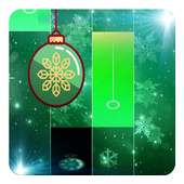 Azulejos de piano de Navidad - verde