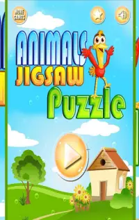 Free Animal Jigsaw Puzzles for Kids Screen Shot 0