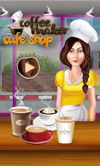 Coffee Maker Cafe Shop & Dessert Game Screen Shot 4