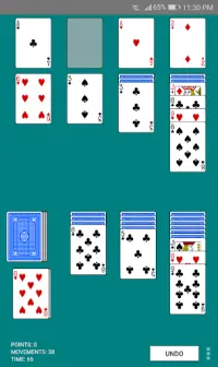 Solitaire Screen Shot 2