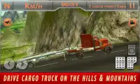 Cargo Truck Driver hill climb Screen Shot 4