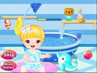 Bubble bath baby games Screen Shot 2