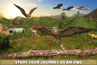 Wild Owl Bird Family Survival Screen Shot 8