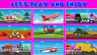 Build Kids Truck Repair Wash- Puzzle Learning Game Screen Shot 2