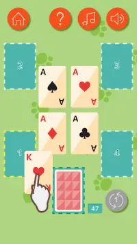 Kitty In The Corner - Free Solitaire Card Game - Screen Shot 0