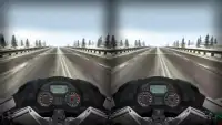VR Traffic Highway Moto Racer Screen Shot 2
