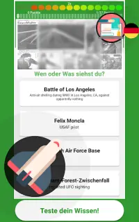 UFO & ALIEN Quiz 🛸 deutsch 👽 𝟐𝟎𝟐𝟎 Screen Shot 10