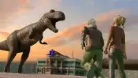 Dino Survival Island: T-Rex Dinosaur Jurassic Game Screen Shot 0