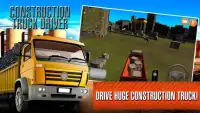 Construction Truck Driver 3D Screen Shot 0