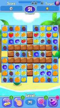 Tasty Crush: The Fruit War Screen Shot 5