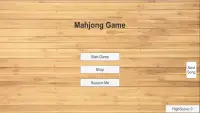 Mahjong Game Screen Shot 0