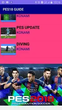 Proevolution Soccer Guide 2018 Screen Shot 1