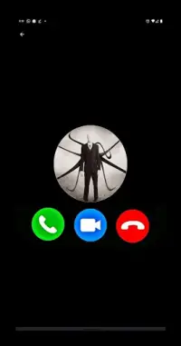Fake  Call From Scary  slender man Horror Prank Screen Shot 1