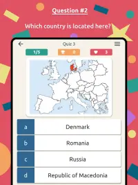 Europe Countries Quiz: Flags & Capitals guess game Screen Shot 8