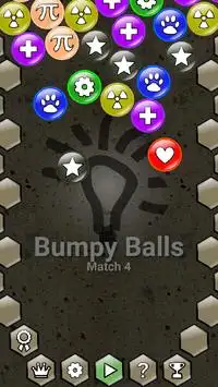 Bumpy Balls Match 4 Free Screen Shot 0