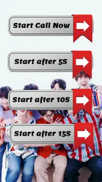 BTS fake call Screen Shot 0