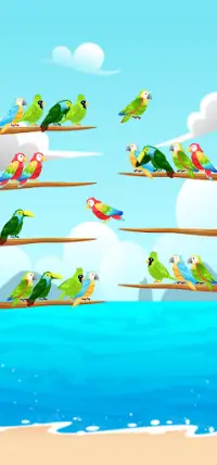 Bird Sort Puzzle: Sorting Game Screen Shot 0