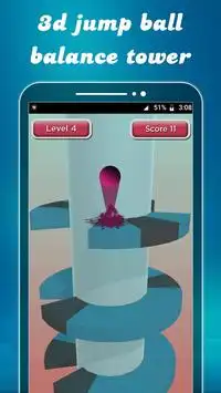 3d Helix Jump Ball – Tower Balance Game Screen Shot 7