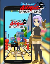 Subway Ninja Runner Go! Screen Shot 0