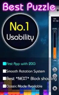 TETRiA - Tetris-style Puzzle Screen Shot 4