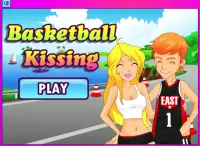 BASKETBALL KISSING - Kiss games for girls Screen Shot 0