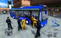 City Police Bus Drive : Jail Prisoner Transport Screen Shot 0