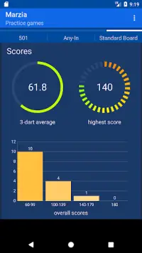 Darts Scoreboard Screen Shot 6