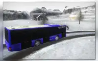 снег автобус Водитель Screen Shot 0