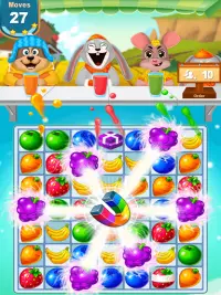 Royal Fruits Match - Candy Crush Juice Jam Games Screen Shot 6