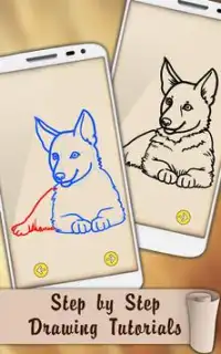 Draw Cute Puppies and Dogs Screen Shot 3