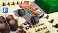 3D Monster Truck Parking Game Screen Shot 0