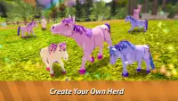 🐴🌈 ❤️❤️❤️ Magic Pony Kingdom: Animal Survival Screen Shot 7