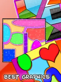 Curved King Tangram : Shape Puzzle Master Game Screen Shot 2