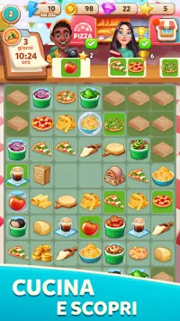 Cook & Merge: Gioco di cucina Screen Shot 1