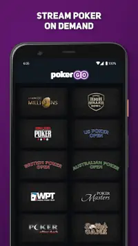 PokerGO: Stream Poker TV Screen Shot 3