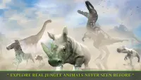 mundo selva dino simulador 3d: cazador dinosaurios Screen Shot 1