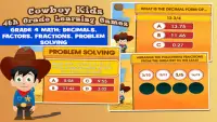 Cowboy Fourth Grade Games Screen Shot 6