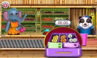 Supermarket Panda Family Shopping Game Screen Shot 6