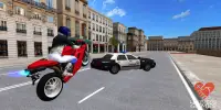 Bike Rider vs Cop Car City Police Chase Screen Shot 3
