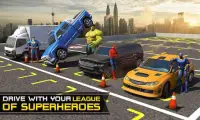 Superheroes Valet Car Parking Mania- Shopping Mall Screen Shot 10