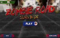Zombie Road Survivor 3D Screen Shot 0