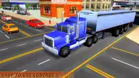 Camion de livraison moderne 3D: Transporter Heavy Screen Shot 7