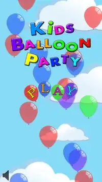 Kids Balloon Party Screen Shot 0