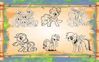 Pony Coloring Pages For Girls Screen Shot 1